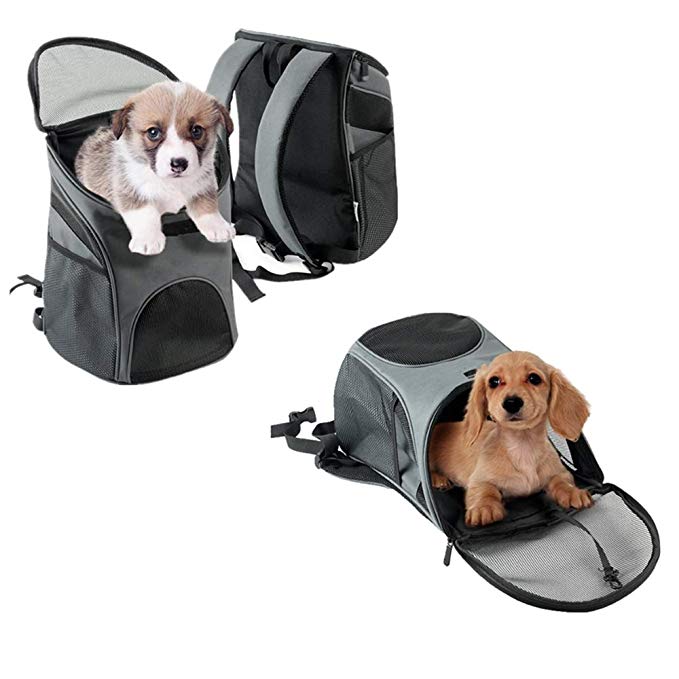 Pet Deluxe Portable Pet Carrier-Small Animals Travel Carrier, Pet Carrier Backpack,Airline Approved, Perfect for Small Dogs,Puppy, Cats