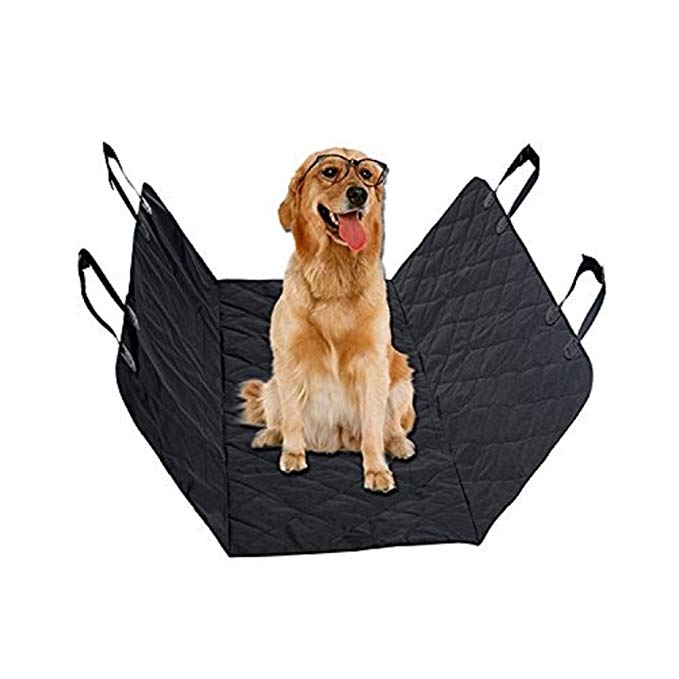 DTC Pet Supplies Seat Covers for Dogs, Cars/Trucks Vans/Suvs, Keep Your Back Seat Clean and Pet Hair Free, Easy to Install Elegant Heavy Duty Waterproof