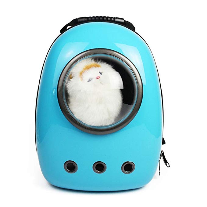 BOSON Pet Cat Dog Carrier Backpack Traveler Bubble Space Capsule Travel Bag Breathable Tote for Kitten Doogie Puppy