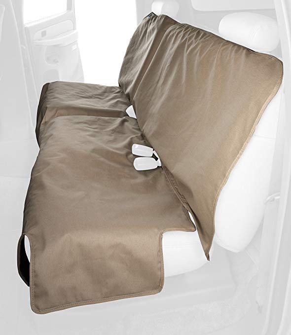 Canine Covers Econo Plus 2nd Row Semi-Custom Fit Seat Protector - Polycotton (Taupe)