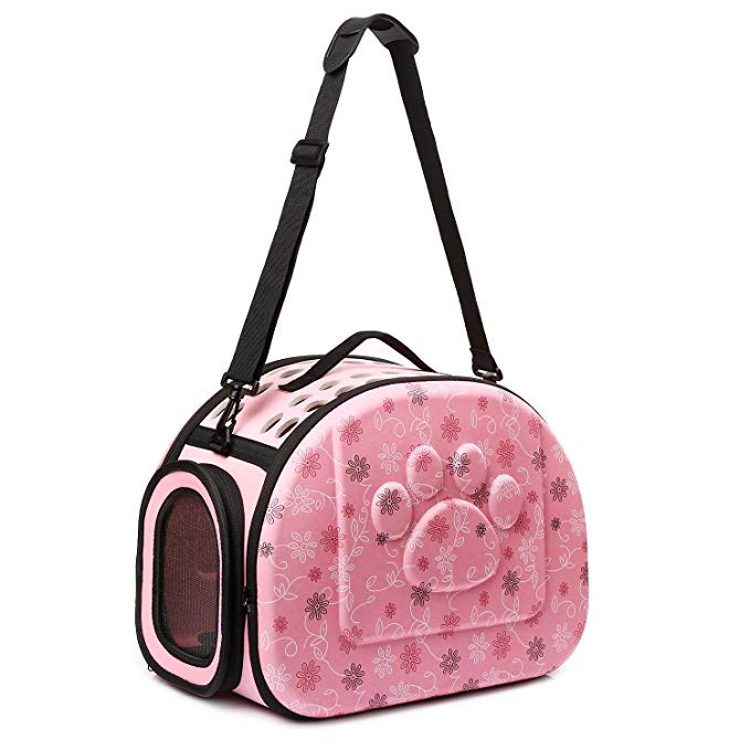 CORALTEA EVA Pet Carrier Airline Approved Outdoor Under Seat Travel Puppy Bag-for Pets of Medium Size Cats & Dogs