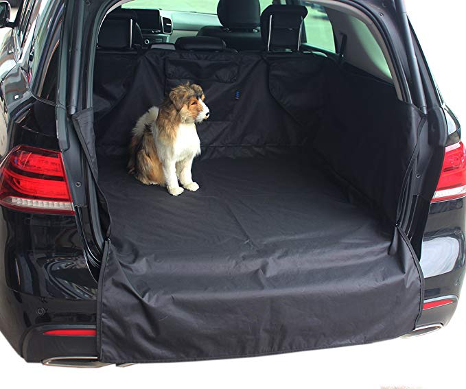 INNX Cargo Cover Cargo Liner-2018 Popular Design Universal for Ford,Jeep,Trucks,Chevrolet,Pickup,Dogs,Pets, Waterproof Heavy Duty and Nonslip