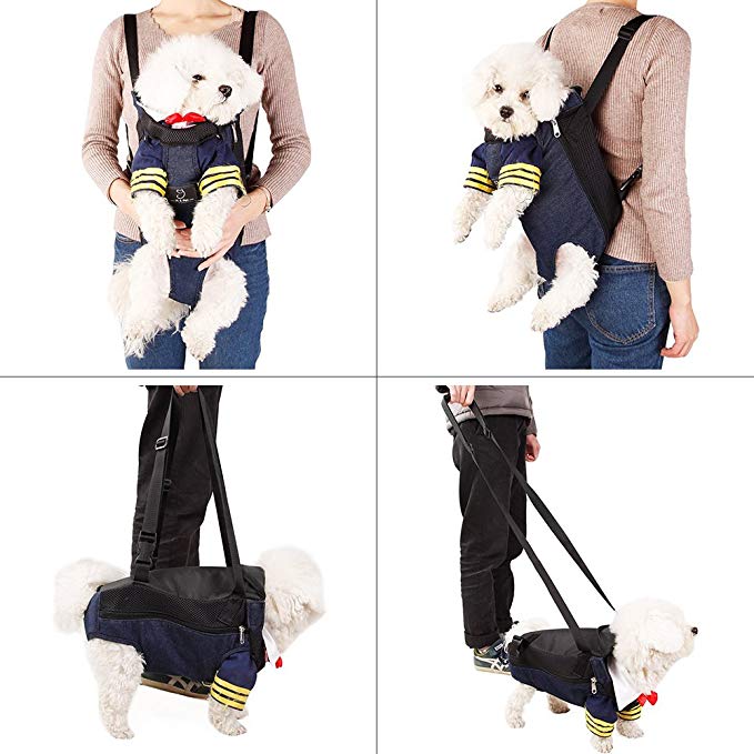 A4Pet Versatile Dog Carrier Backpack for Hiking, Camping, Bike Riding or Travel with Pet