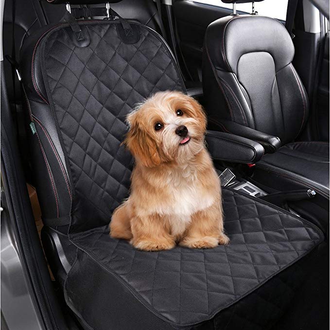 PEDY Dog Seat Cover Car Seat Cover for Pets Pet Seat Cover Hammock 600D Heavy Duty Waterproof Scratch Proof Nonslip Durable Machine Washable for Cars Trucks and SUVs