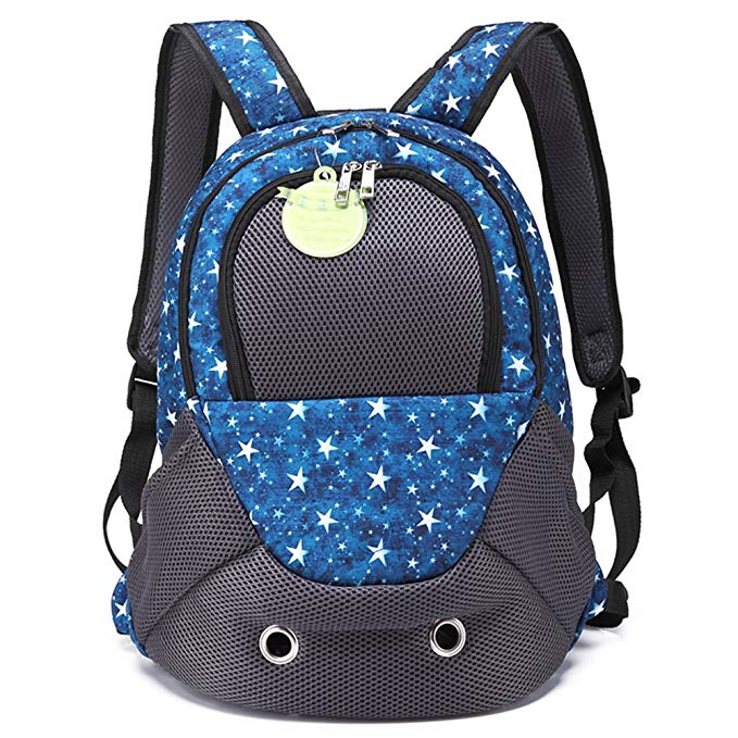 Creation Core Portable Sporty Pet Backpack Breathable Cat Dog Carrier Bag Front Backpack with Zippered Window