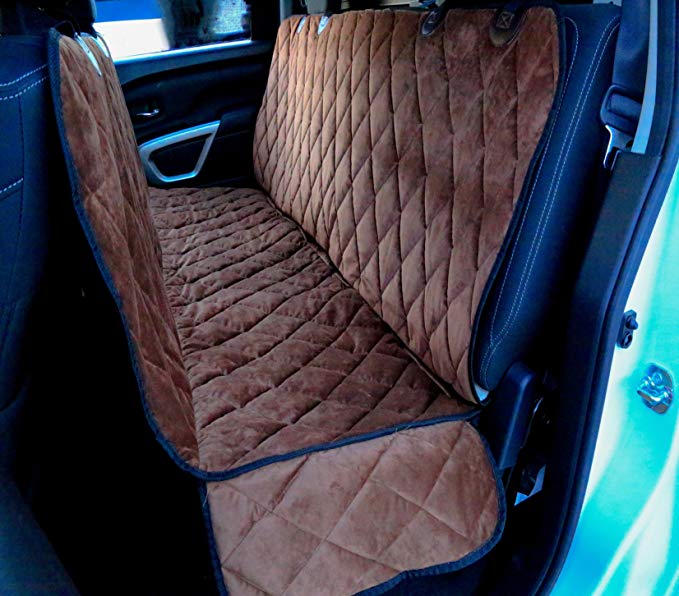 Plush Paws Premium Velvet Pet Seat Cover Hammock Convertible for Cars, Trucks & SUV's