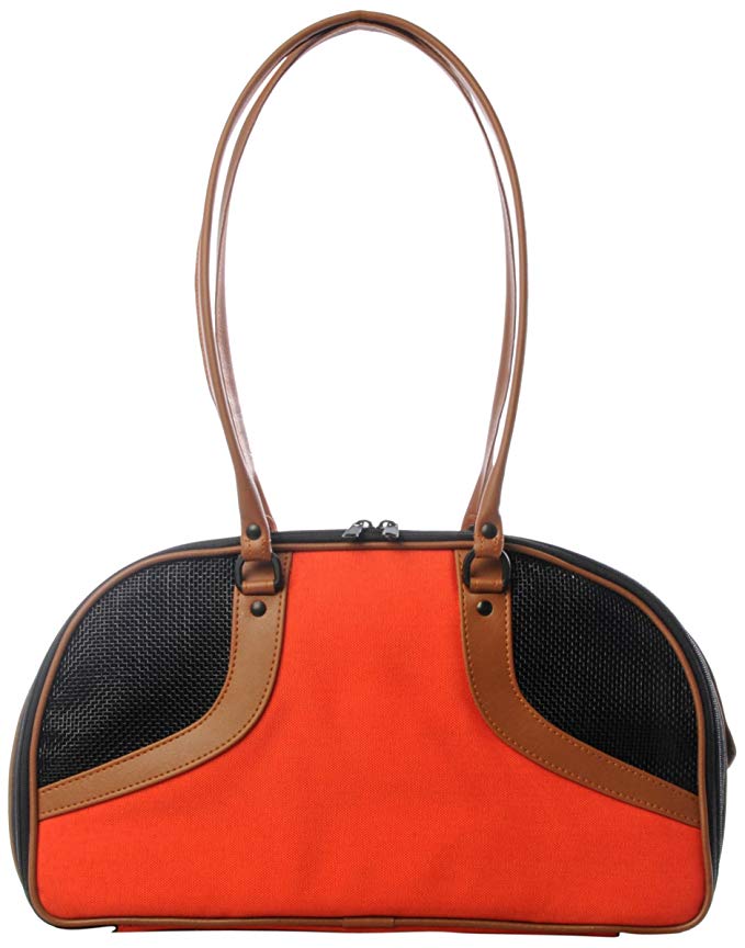 Petote Roxy Pet Carrier Bag, Large, Orange