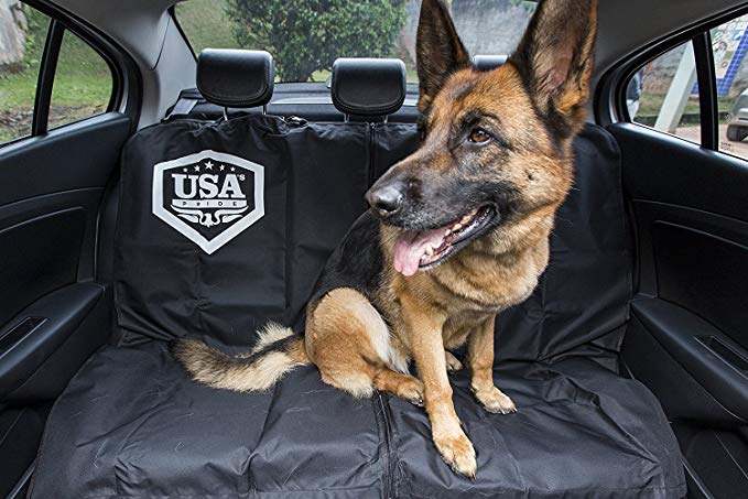 PET SEAT COVER for CARS and SUV - DIVISIBLE with ZIPPER, LIGHT USER-FRIENDLY, EASY-CARE, DURABLE, FOLDABLE and PORTABLE with a BAG, VERSATILE