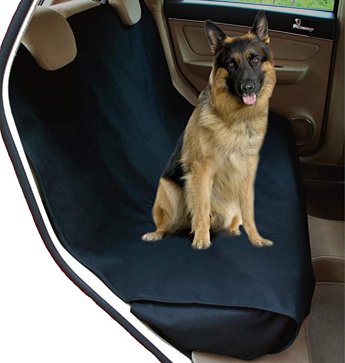 NAC&ZAC Waterproof X-large Bench Pet Seat Cover for Trucks and PickUps with Seat Anchors, Nonslip, Extra Side Flaps, Machine Washable Barrier Dog Seat Cover, Lifetime Warranty