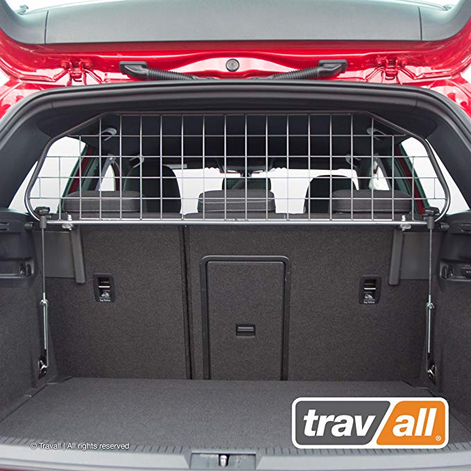 Travall Guard for Volkswagen Golf Hatchback (2012-Current) Also for Golf GTE (2014-CURRENT) TDG1409 - Rattle-Free Luggage and Pet Barrier