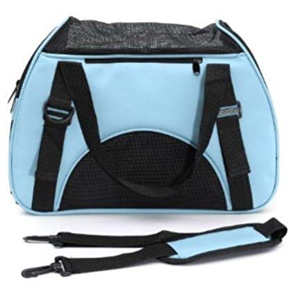 Dog Carrier Bag,Linka Portable Travel Pet Carrier for Dogs,Cats and Puppies,Foldable & Washable Travel Carrier,Outdoor Pet Travel Carrier Mesh