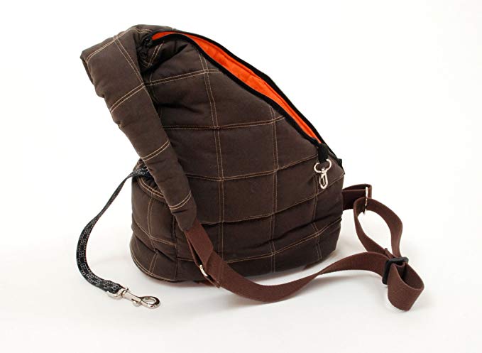 Petego Messenger Bag Pet Carrier, Brown