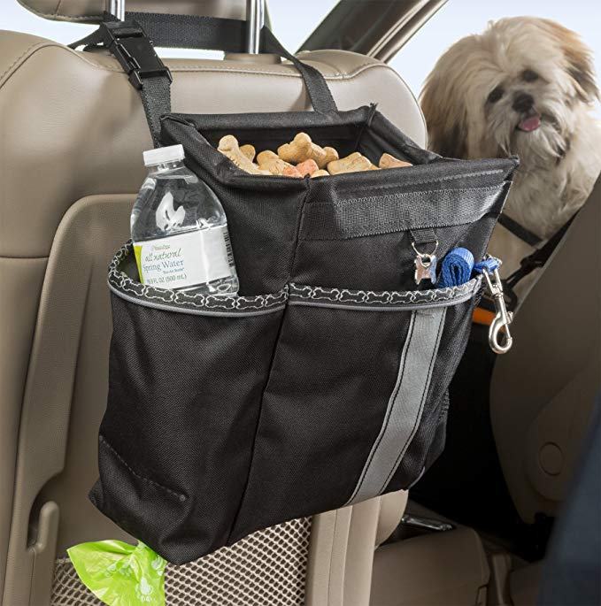 High Road Wag'nRide Dog Car Seat Organizer with Waste Bag Dispenser