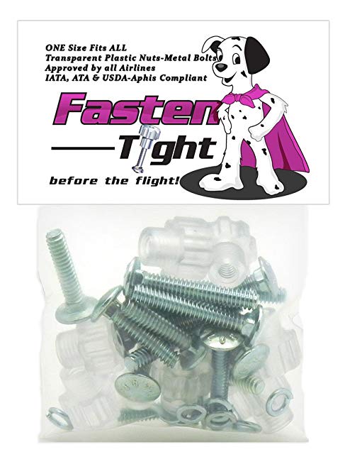 Pet Carrier Fasteners - 8pk Clear