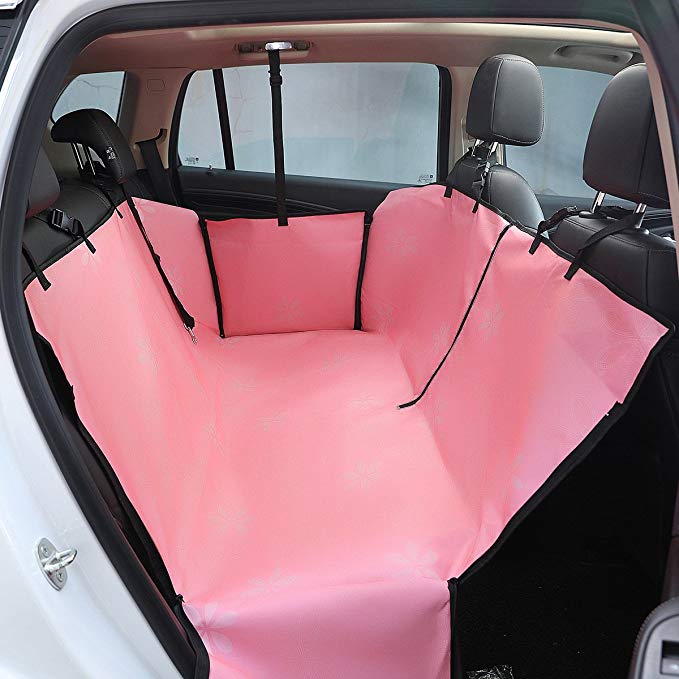 Vedem Waterproof Car Pet Back Seat Protector Zipper Car Dog Travel Seat Cover