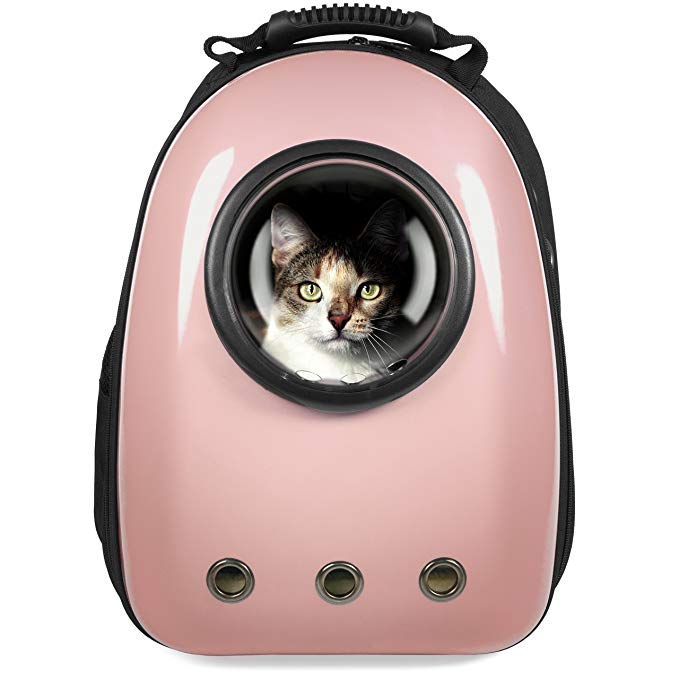 Best Choice Products Traveler Bubble Window Backpack Pet Carrier for Cats and Dogs