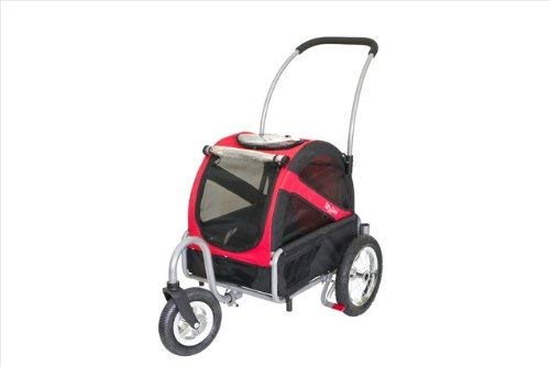 DoggyRide Mini Dog Stroller, Rebel Red/Black