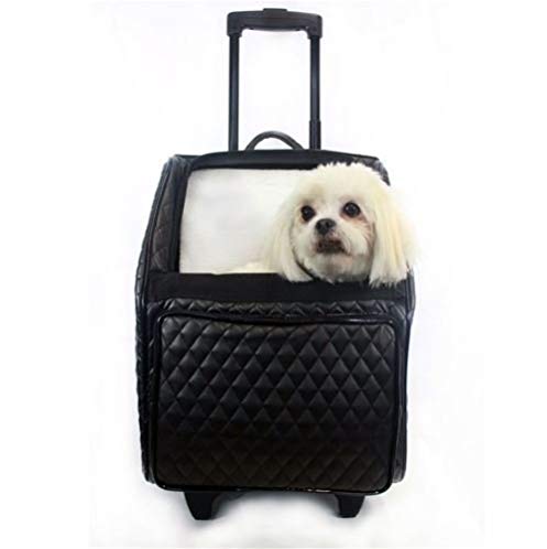 Quilted Rio Wheeled Dog Carrier--