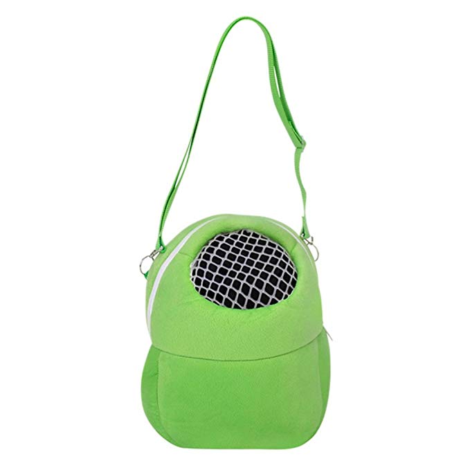 PanDaDa Portable Breathable Pet Carrier Bags Handbags with Shoulder Strap Travel Backpack for Hamster Hedgehog Rabbit Sugar Glider and Squirrel etc
