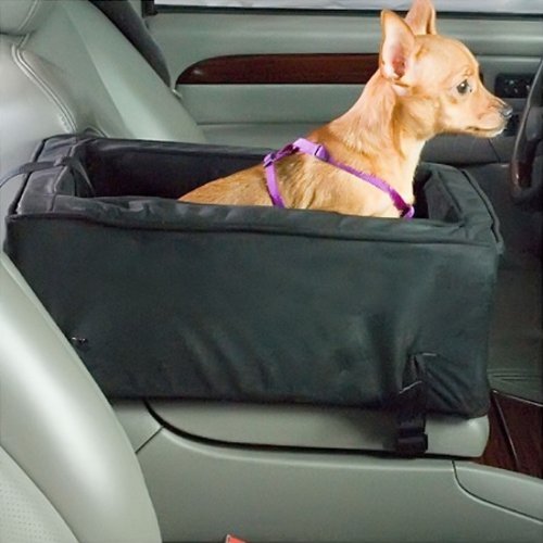Snoozer Luxury Console Pet Car Seat, Small Luxury, Coffee/Peat