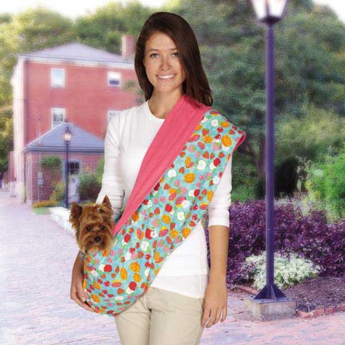 East Side Collection ZA5164 75 Fruit Frenzy Reversible Sling Carrier, Pink