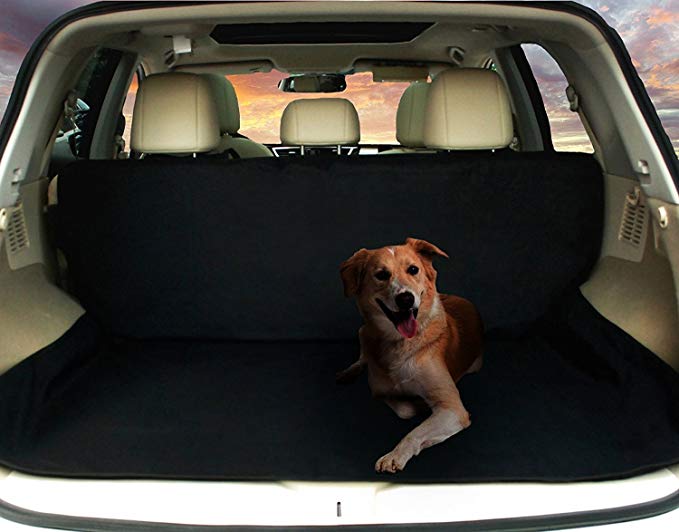 Deluxe SUV Cargo Liner For Pets - Waterproof, Nonslip, Machine Washable Car Seat Cover for Pets, Lifetime Warranty