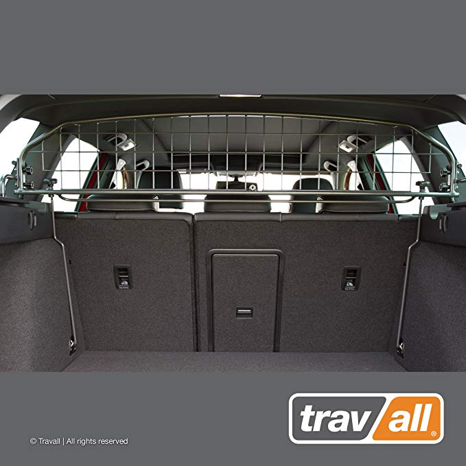 Travall Guard for Volkswagen Golf Wagon (2013-Current) Also for Volkswagen Golf Alltrack (2015-Current) TDG1472 [Models with Sunroof Only] - Rattle-Free Steel Pet Barrier