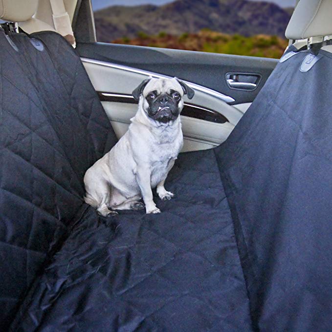 Devoted Doggy Premium Dog Seat Cover with Hammock Feature - Waterproof Material - Dog Seat Belt Included - Unique Nonslip Backing with Seat Anchors