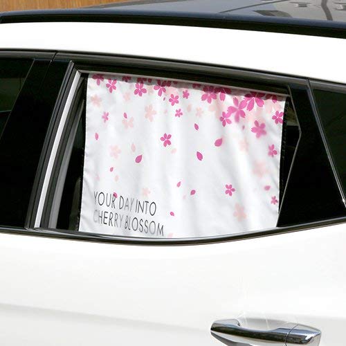 Car Sun Shades (Fits Most Cars and SUV) | Car Window Shade for Baby, Passengers and Pets - Cherry - By Funnymade