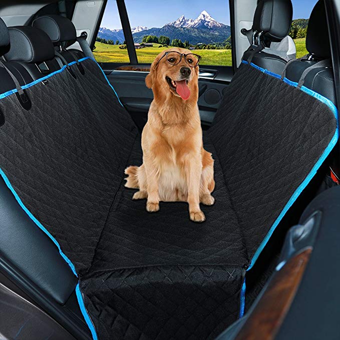 Dog Seat Cover Car Seat Cover,QIMH Waterproof Car Seat Cover for dog/cat,Non-Slip,Scratch Proof and Durable Dog Car Seat Hammock backseat Pets Covers for Cars Trucks and SUVs