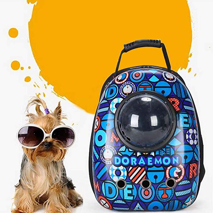 Accreate Astronaut Pet Breathable Space Capsule Backpack Pet Carrier Travel Bags for Small Cats and Dogs