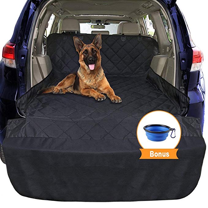 ledorr Dog Car Seat Cover, Trunk Cargo Liner, Universal Fit Pet Seat Cover for Cars, Trucks & SUVs, Waterproof Nonslip Washable Pet Mat