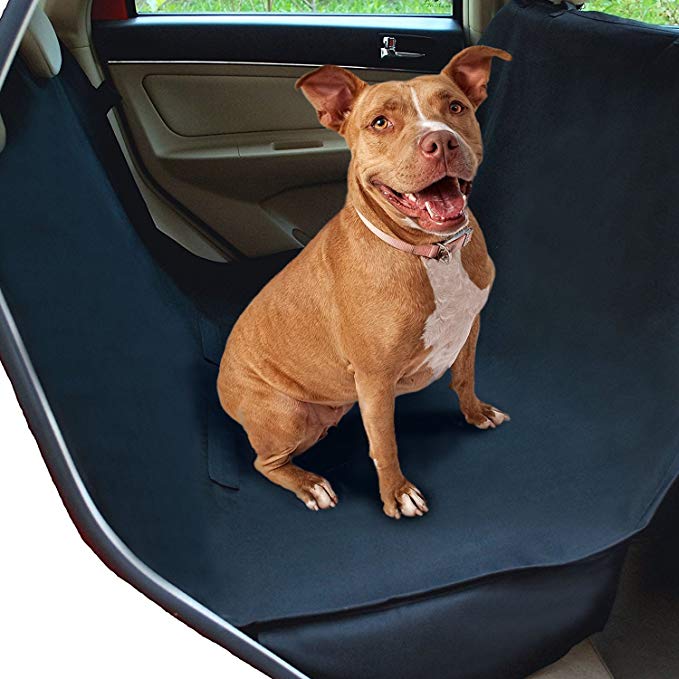 Dog Seat Cover for Back seat│This Hammock fits Most Cars, SUVs, Trucks│Protect Your car Interior and Enjoy Your k9-100% Waterproof
